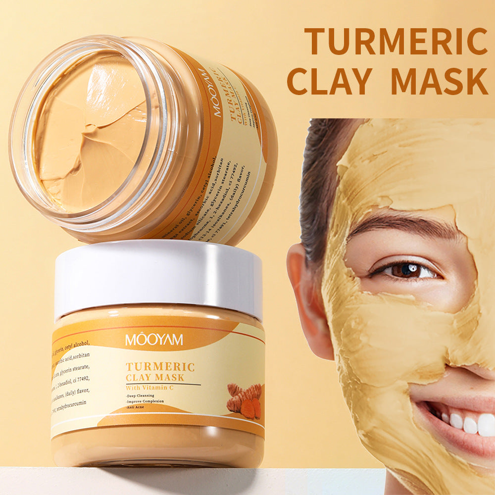 Turmeric Clay Mask – Deep Cleansing, Acne & Blackhead Treatment