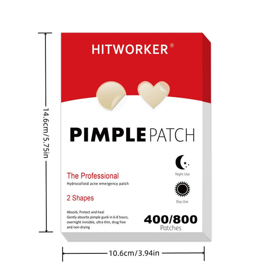 Acne Pimple Patches for Clear Skin – Overnight Spot Treatment (Hydrocolloid Acne Stickers)