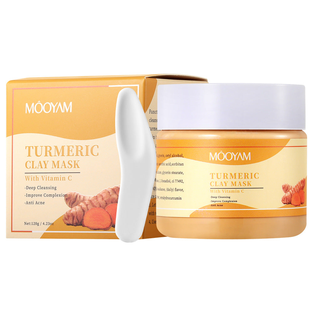 Turmeric Clay Mask – Deep Cleansing, Acne & Blackhead Treatment